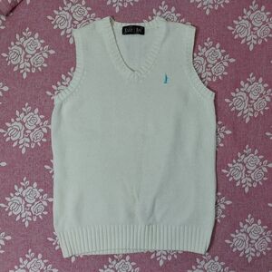 White Eastboy Sweater Vest